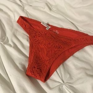 Aerie cheeky scarlet bathing suit bottoms NWOT
